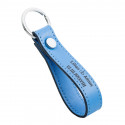 Personalised Genuine Leather Strap Keyring