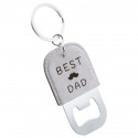 Personalised Genuine Leather Bottle Opener Keyring