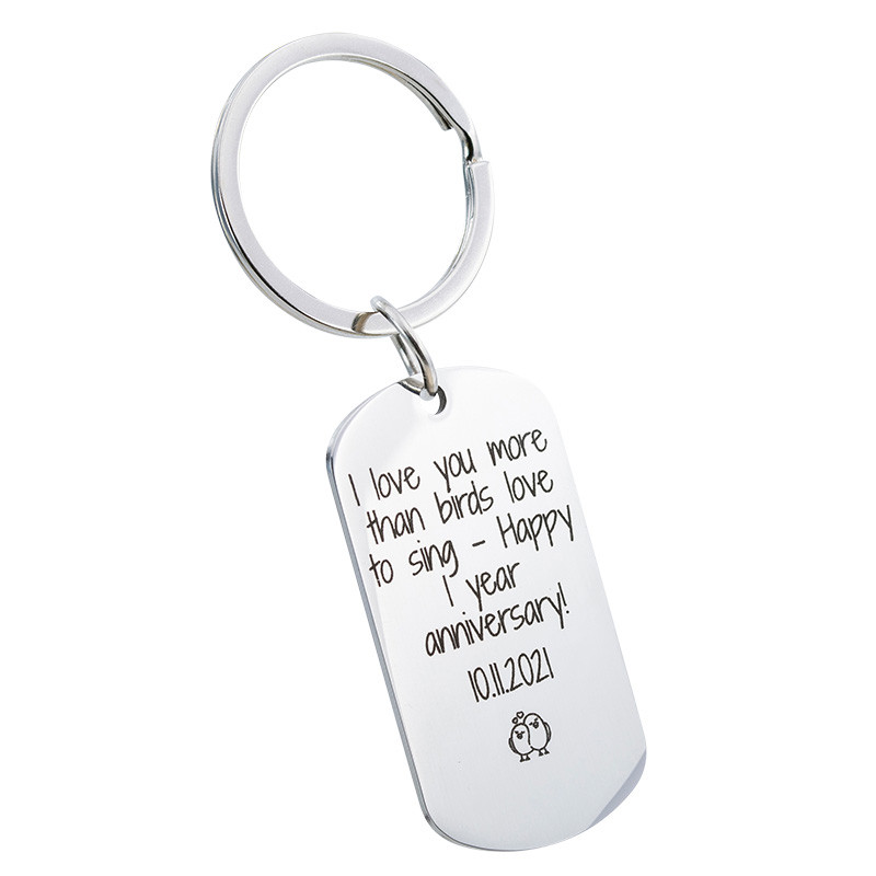 Personalised Military Tag Keyring