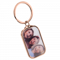 Personalised Luxury Rectangle Keyring with Photo