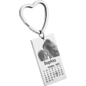 Engraved Photo, Text and Calendar Keyring