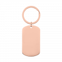 Personalised Military Tag Photo and Text Engraved Keyring