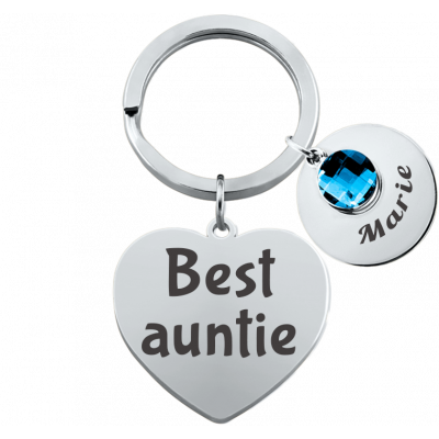 Personalised Engraved Heart with 1 Birthstone...