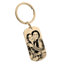 Picture-to-Drawing Military Tag Keyring