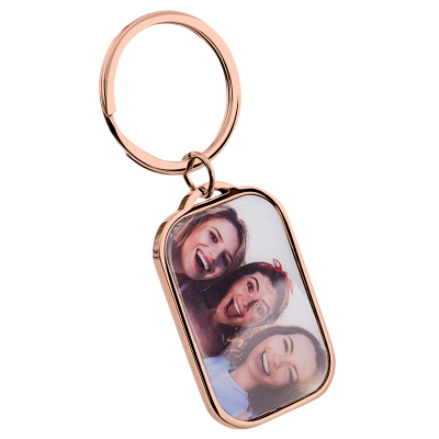 Personalised Memorial Luxury Rectangle Keyring... Personalised Memorial Luxury Rectangle Keyring...