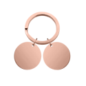 Double Circle Couples Keyring—Customise it with your Photos and Names